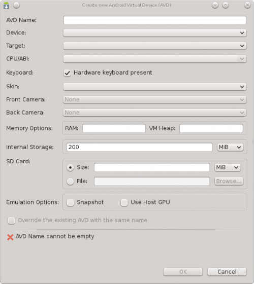 Neuen Simulator erstellen