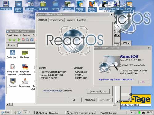 Control Panel und System