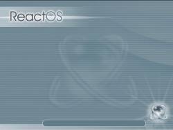 Bootsplash von ReactOS 0.2