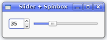 Slider und Spinbox