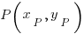 P(x_P,y_P)