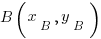 B(x_B,y_B)